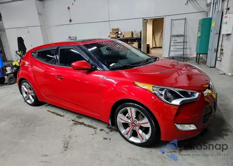 2012 Hyundai Veloster z USA, uszkodzony, nr VIN KMHTC6AD0CU059745